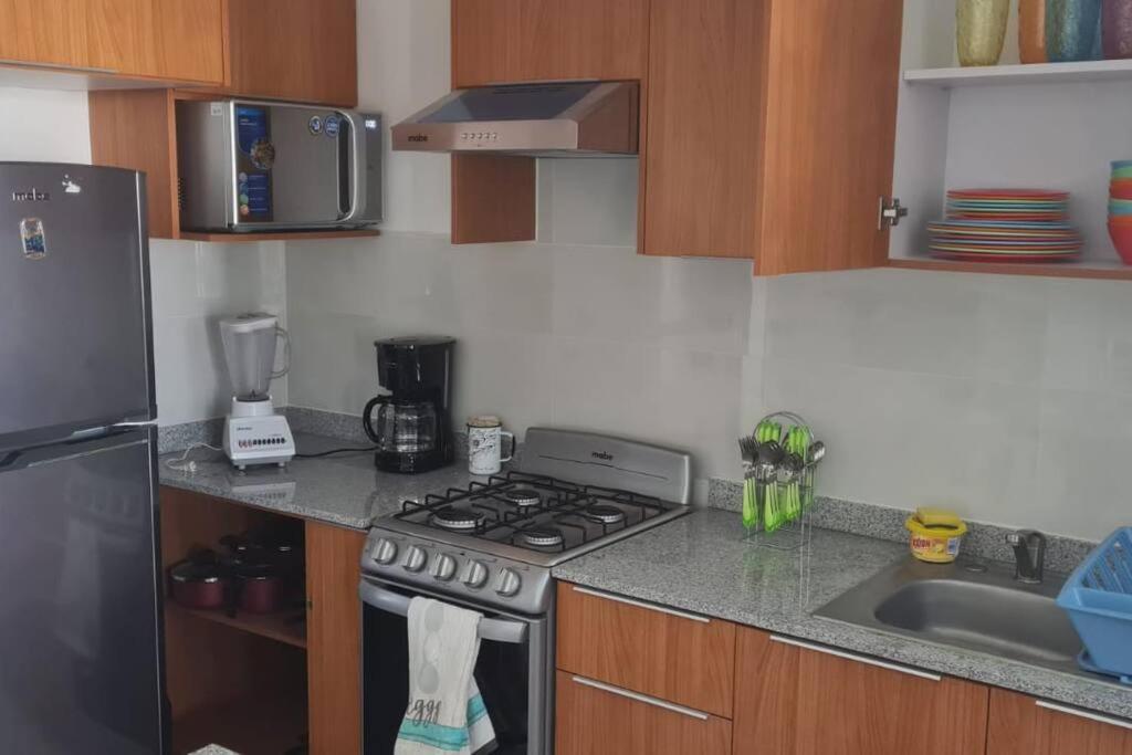 Bonito Penthouse Con Roof Garden Apartment Manzanillo Exterior foto