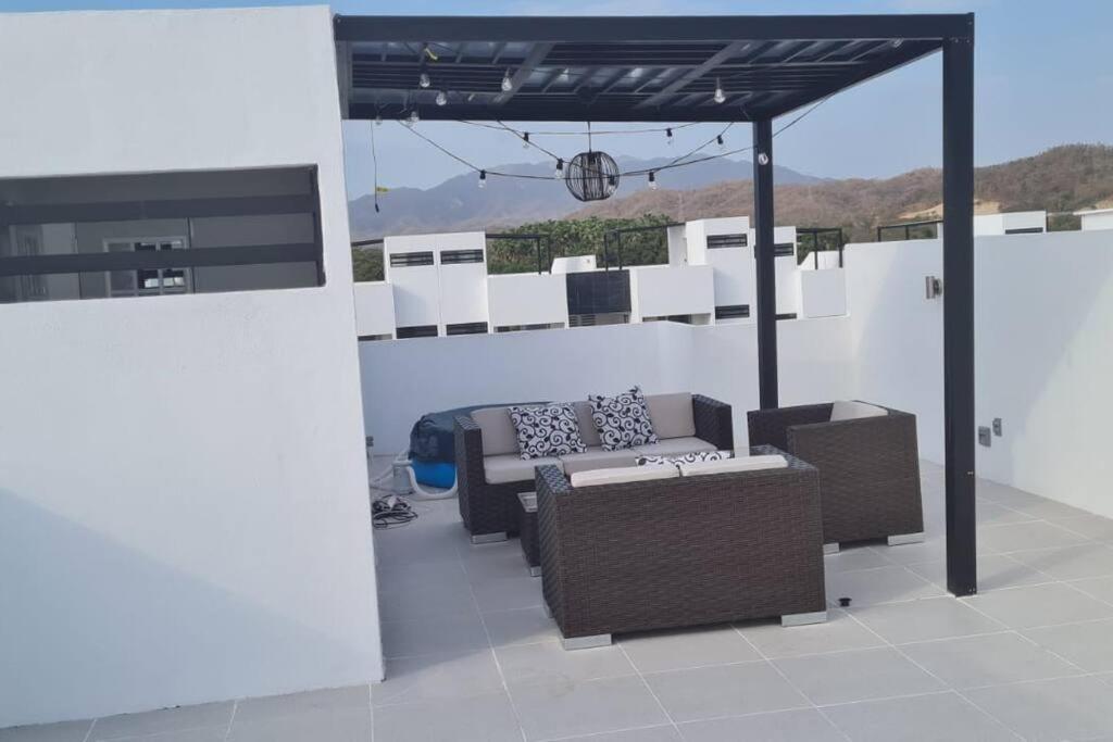 Bonito Penthouse Con Roof Garden Apartment Manzanillo Exterior foto